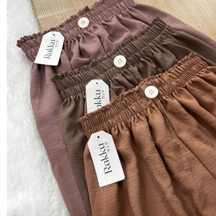 CELANA KULOT CRINKLE AIRFLOW // KULOT HIGHWAIST CRINKLE // CELANA CRINKLE // KULOT KANCING AIRFLOW