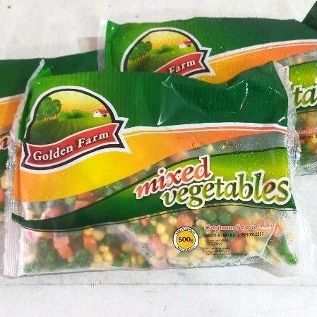 

Golden Farm Mixed Vegetables 500gr / Campuran Sayuran Beku