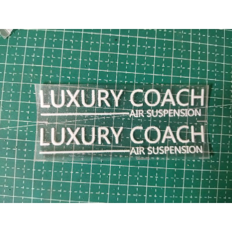 stiker luxury coach air suspension