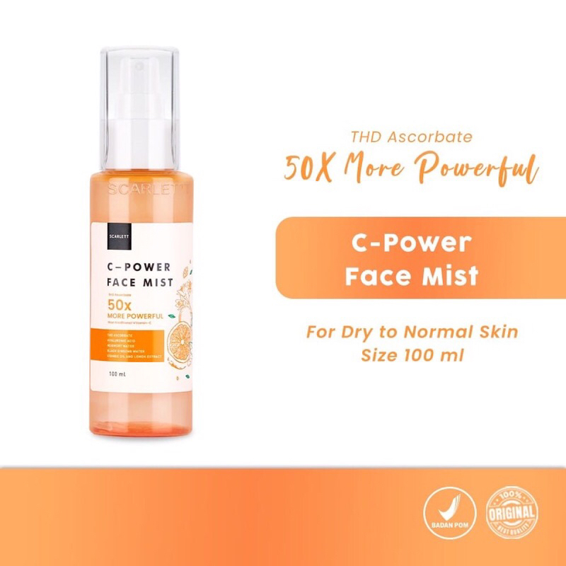 SCARLETT C-POWER FACE MIST