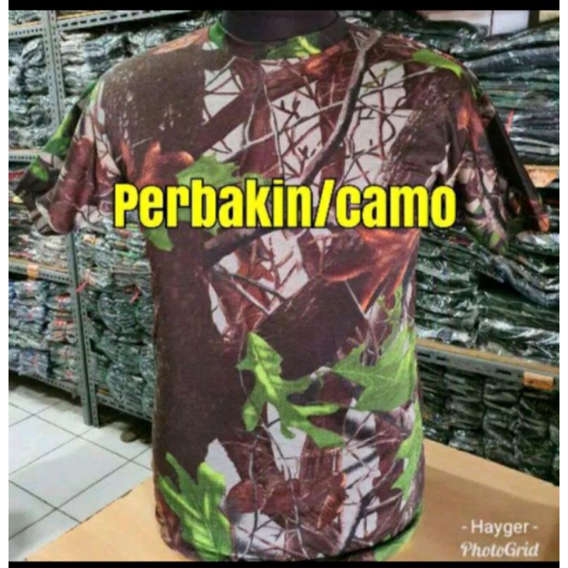 Kaos loreng perbakin