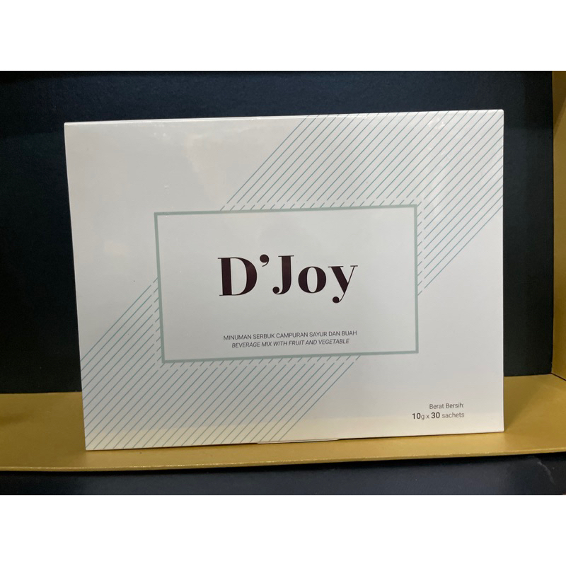 D'Joy m-plan fiber drink original 100% isi 30 sachet