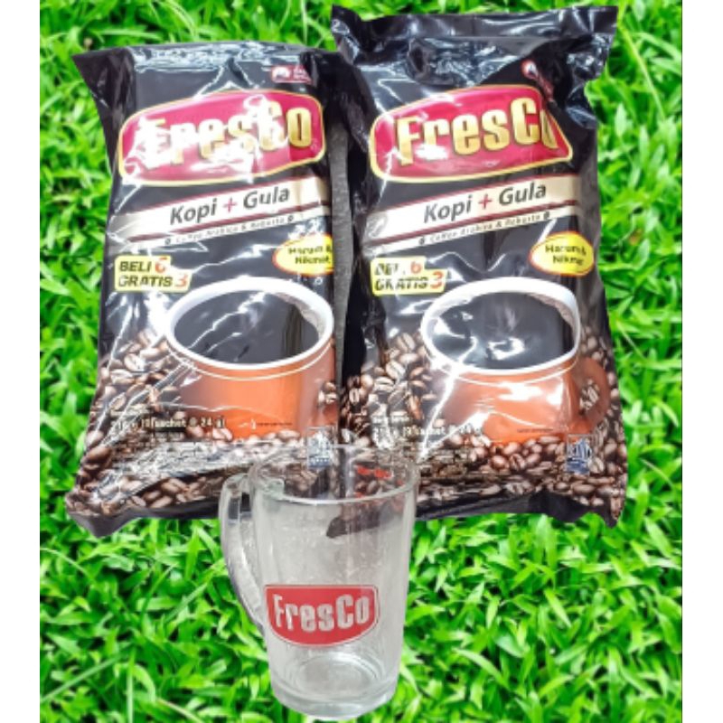 FRESCO KOPI BUBUK 158G/KOPI ARABICA N ROBUSTA (2bag FREE MUG)