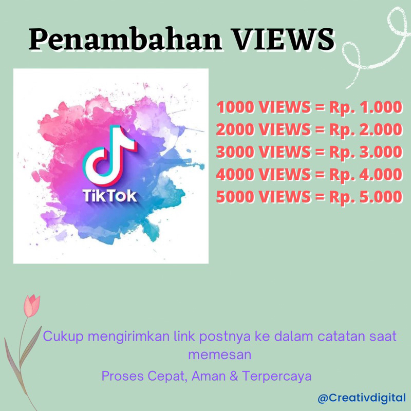 SOFTWARE PENAMBAH VIEWS TIKTOK PENAMBAH VIEWS TIKTOK TERMURAH TAYANGAN TIKTOK