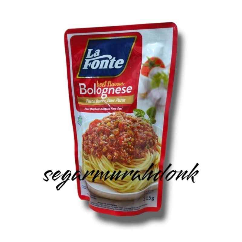 

La Fonte Bolognese 315 gram Beef Flavour Pasta Sauce Saus rasa sapi