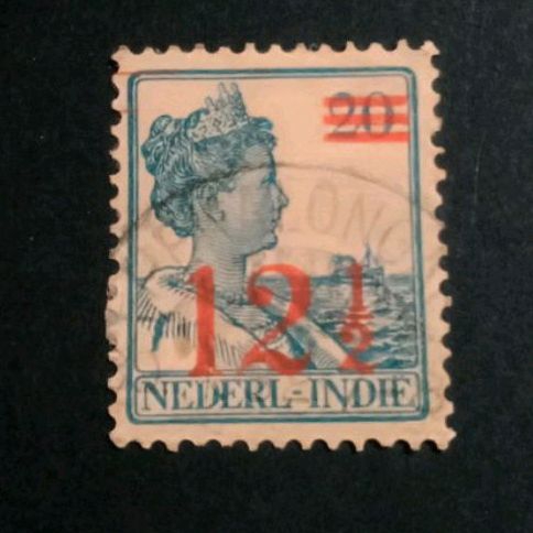 

Koleksi Prangko Kuno Nederl Indie Wilhelmina 12½ Cent