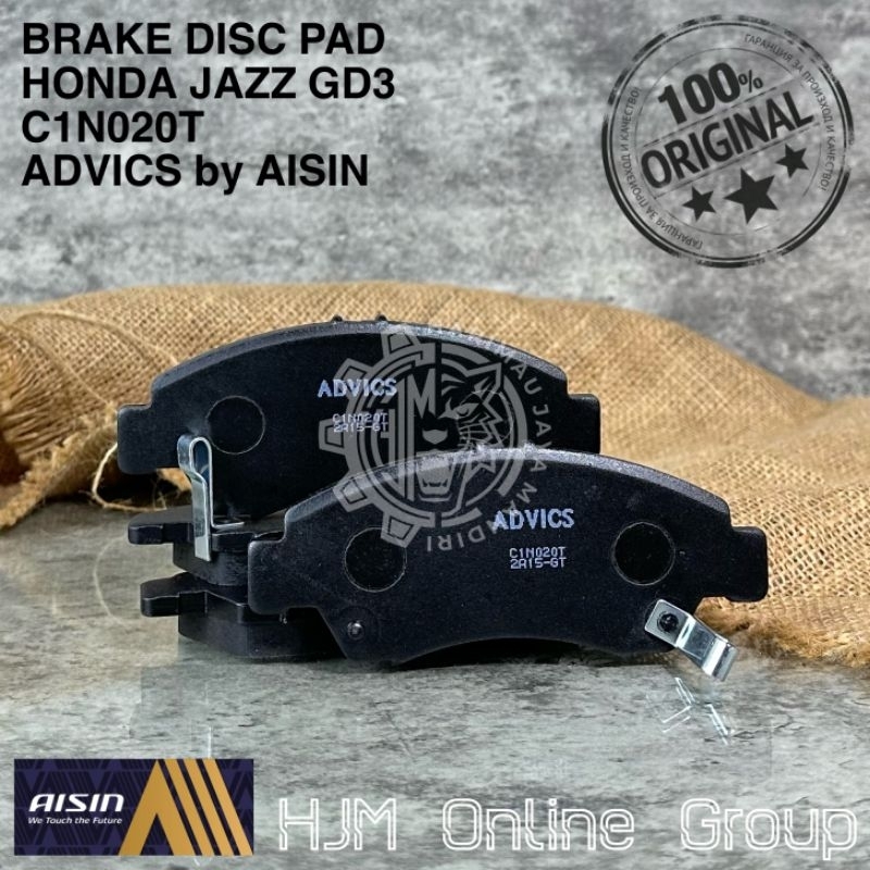 BRAKE DISC PAD - KAMPAS REM DEPAN HONDA JAZZ GD3 BRIO ADVICS by AISIN