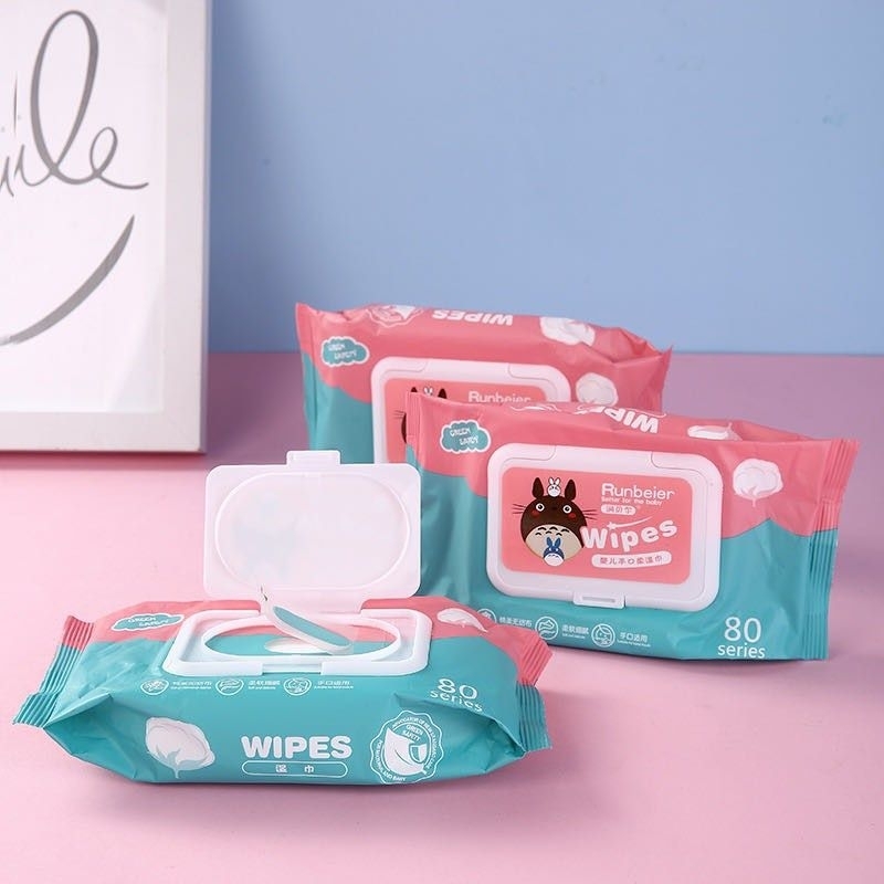 Tisu Basah anak bayi baby wipes 80 Sheet BPA FREE. / Tissue Basah bayi