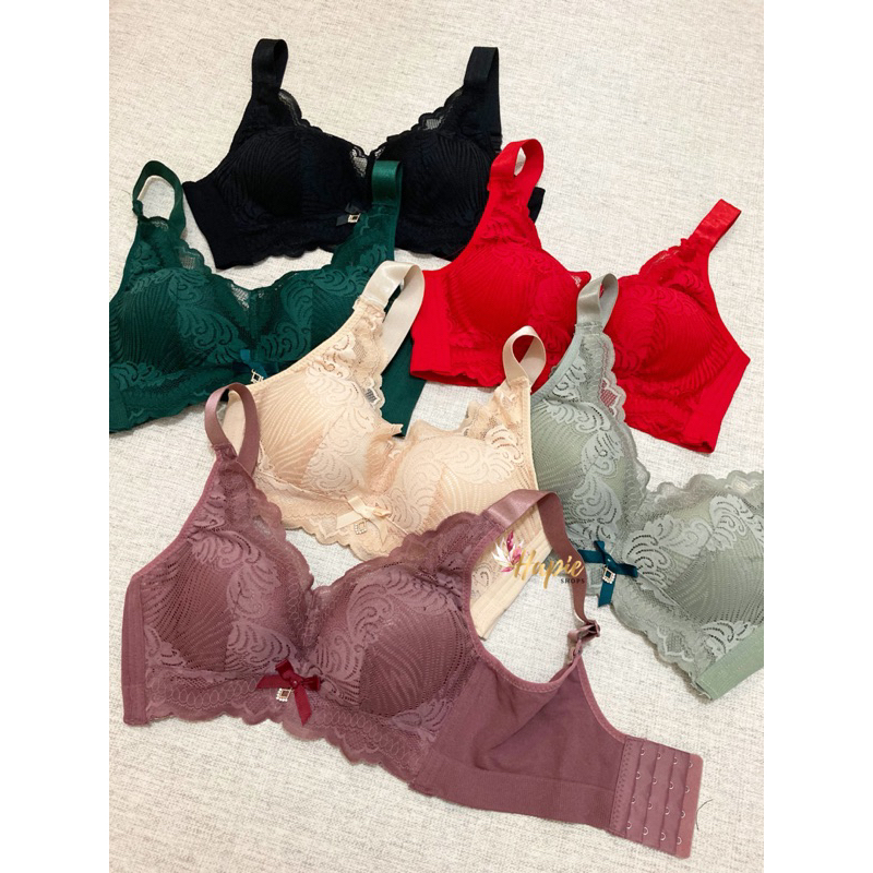 Javiera bra/bra lebar belakang/bra sayap besar/bh jumbo big size/bra tanpa kawat ukuran besar/bh tan