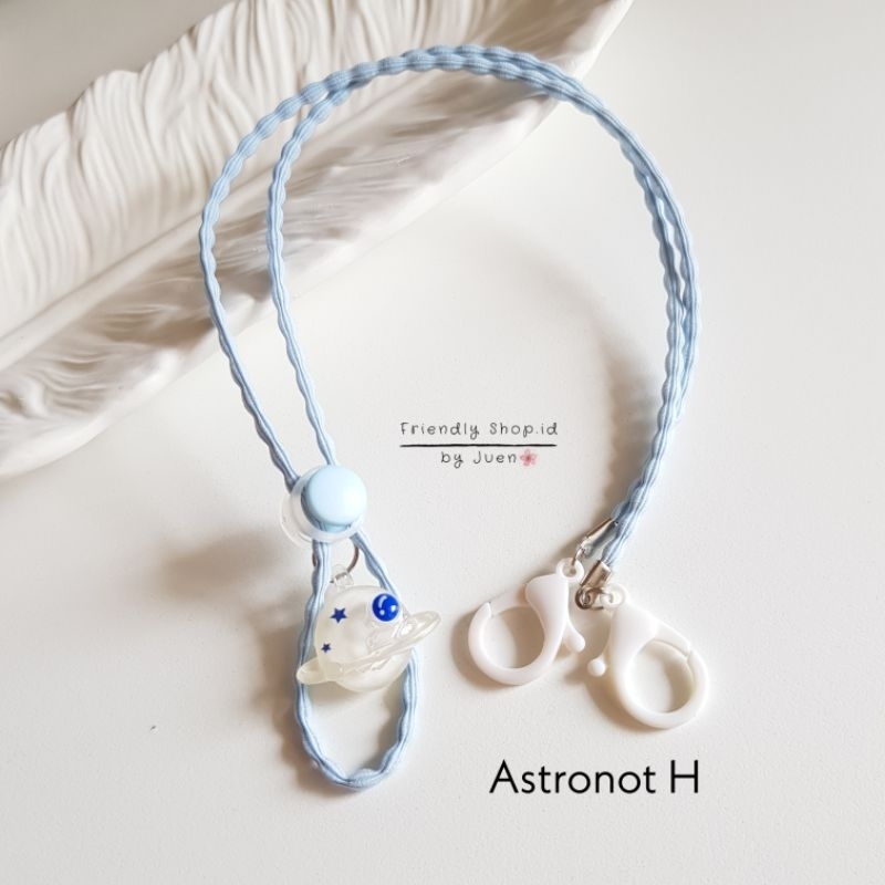 STRAP MASKER ANAK LAKI - LAKI ASTRONOT /  PEREMPUAN - DEWASA 2 IN 1