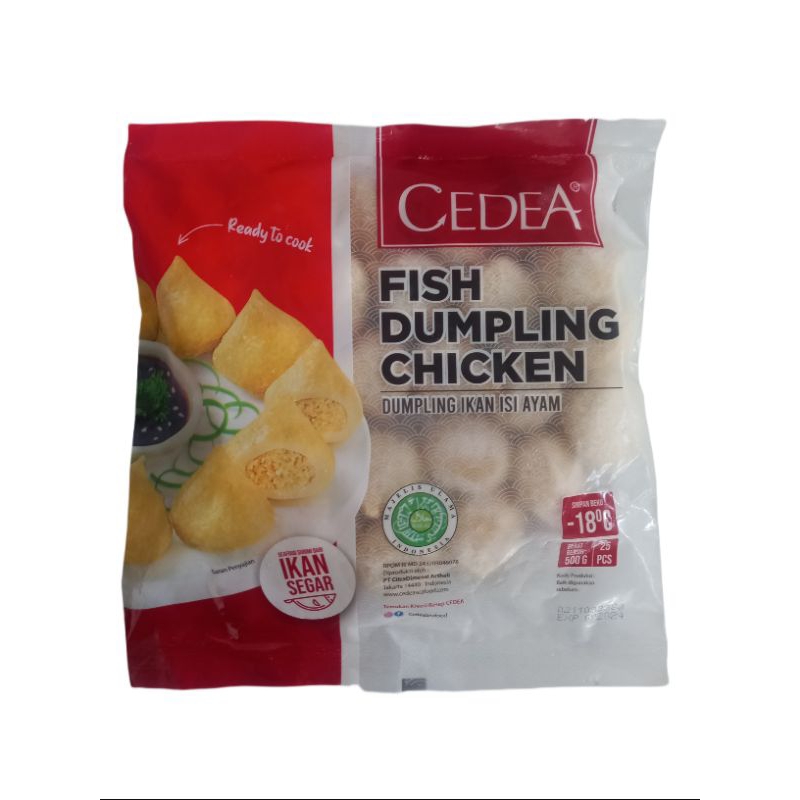 

CEDEA FISH DUMPLING CHICKEN 500 GR | DUMPLING IKAN CEDEA ISI AYAM
