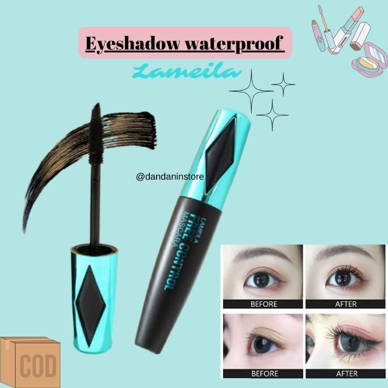 Mascara Waterproof Lameila Tahan 12 Jam Tosca Murah Original Lebat Makeup Mata Kecantikan wajah wanita