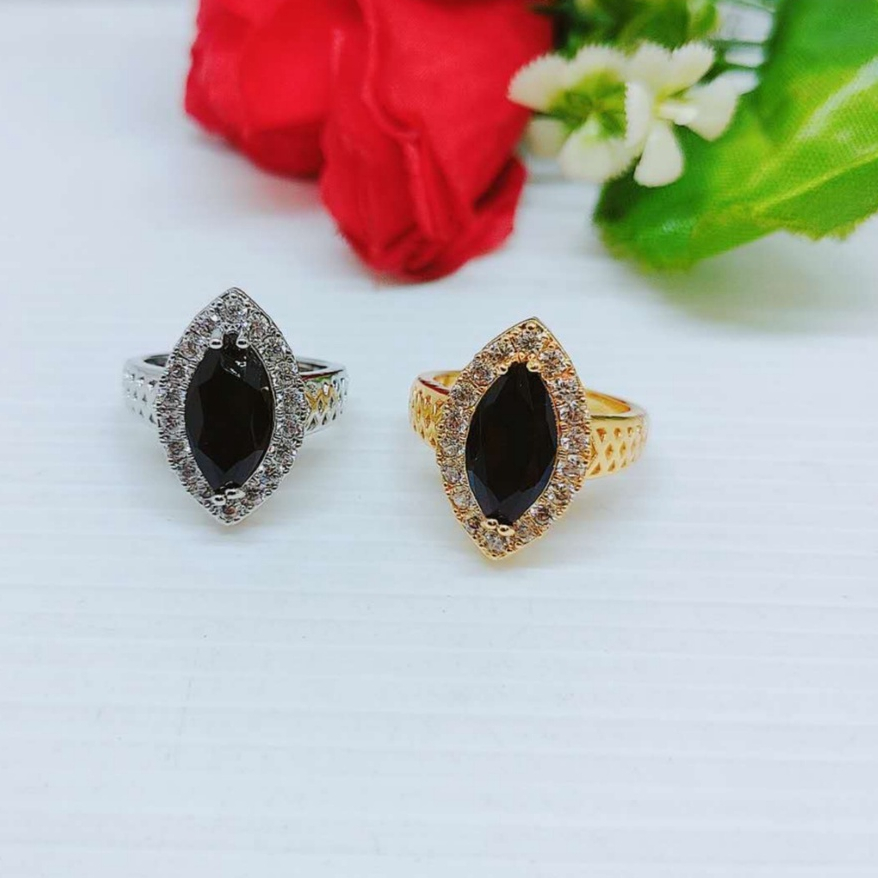 Cincin Xuping Mata Full Lapis Emas Perhiasan Fashion 1327