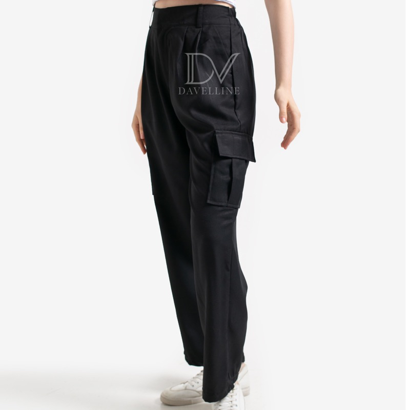 Jean Cargo Cullotes / Cullote Cargo Pants