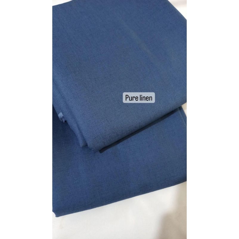 pure linen hitam linen slub blukud garmen pure linen