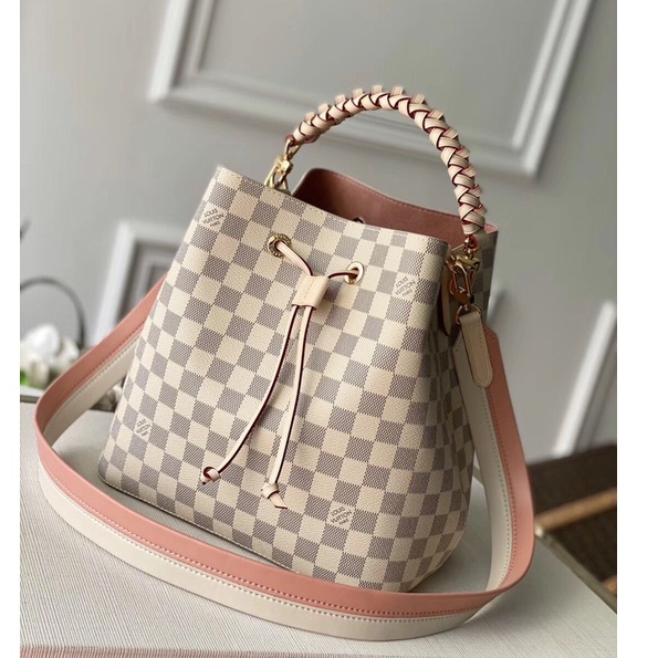 Louis Vuitton Naza/Herazalfa rantai pra-bungkus pergelangan tangan satu bahu cross-body bag ember ta