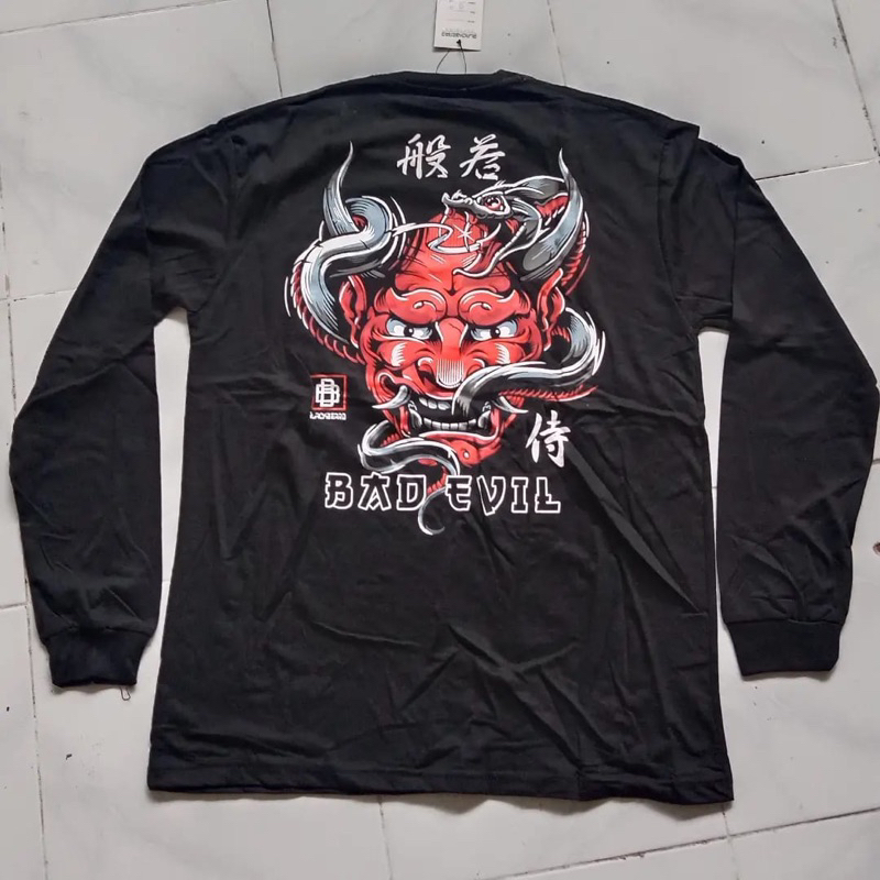 KAOS DISTRO TSHIRT SAMURAI JEPANG LENGAN PANJANG JAPAN MURAH (BISA COD(