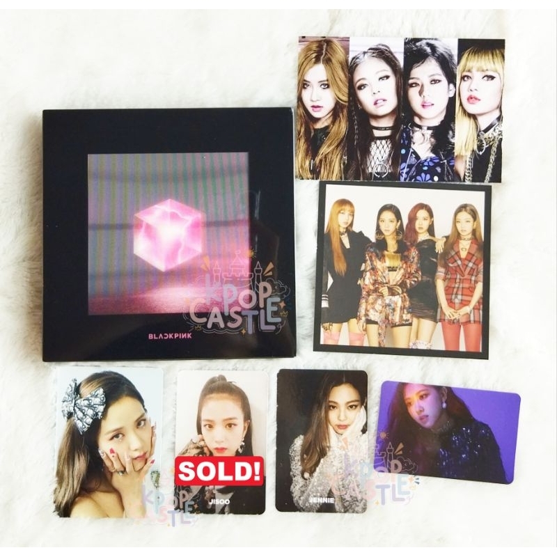 [READY BUNDLE] Blackpink Jisoo photocard pita dior The Album Japan bundle Square Up black fullset