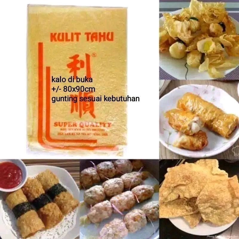 Kulit Tahu Kualitas Super HALAL Kulit Dimsum