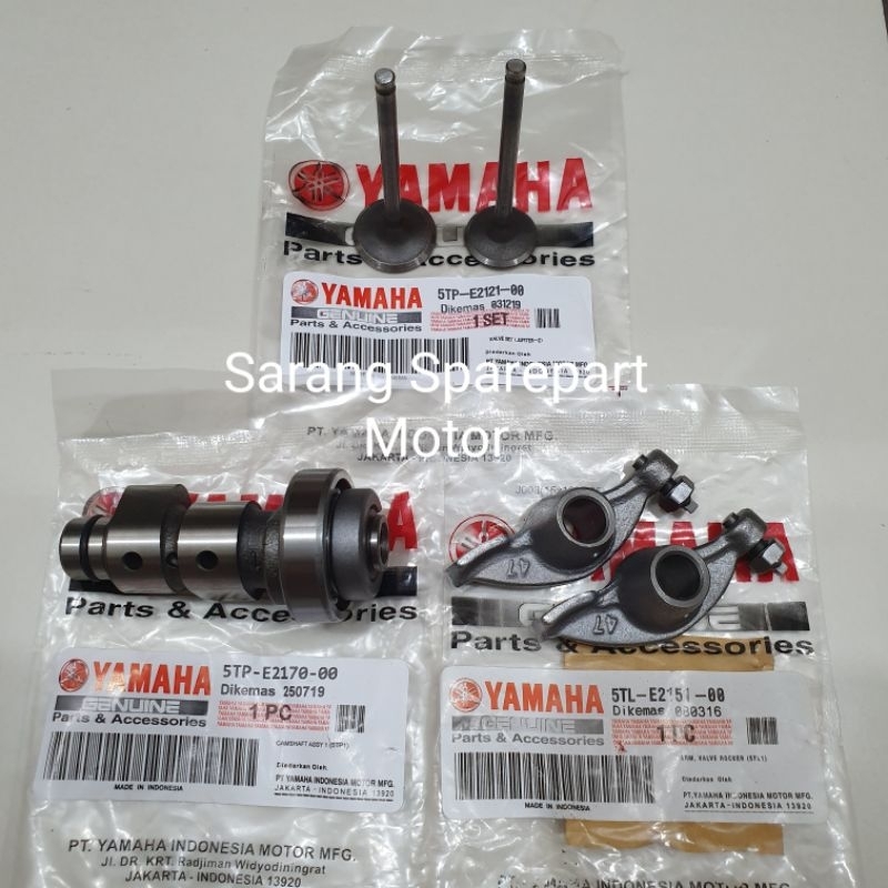 Noken As Camshaft + Platuk + Klep Set Jupiter Z Vega R New 5TP