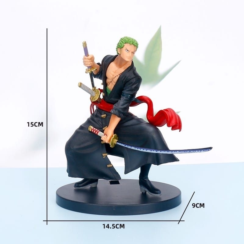 MAINAN ACTION FIGURE ONE PIECE ZORO WANO 18CM / ONE PIECE RORONOA ZORO