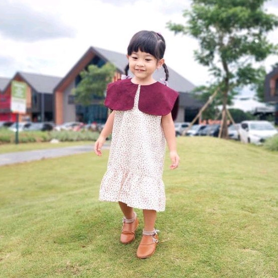 FIORE Dress by ShanKids / Dress anak perempuan / Collar Dress / Dress Korea / Dress Katun Premium / 