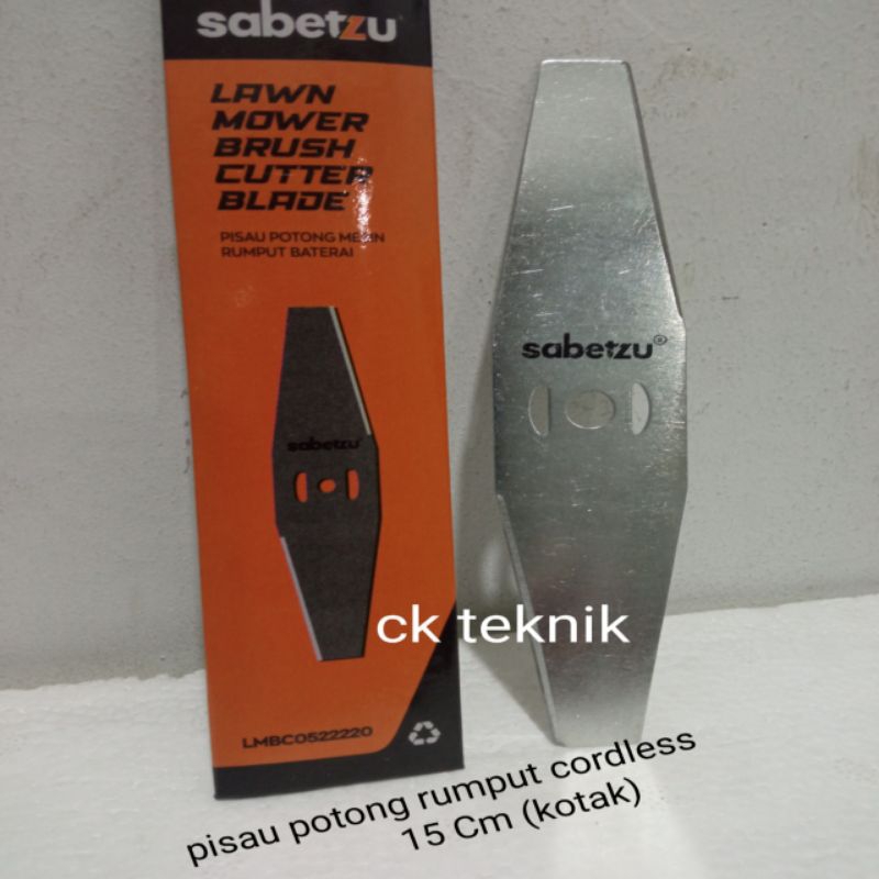 Pisau potong Rumput Cordless Baterai mata mesin potong rumput--SABETZU 15 cm