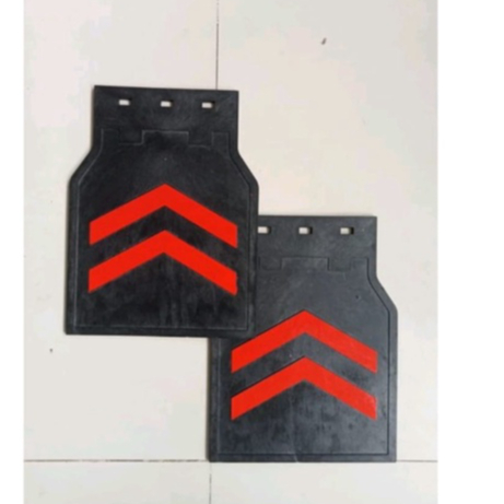 Mudflap Sersan Hitam / Kepet Lumpur / Mudgard Mobil Pick Up Jeep  22 x 26cm  karpet Ceceret pelindung cipratan roda L300 T120ss