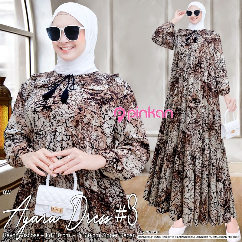 AYARA DRESS #3 GAMIS ORI BY PINKAN