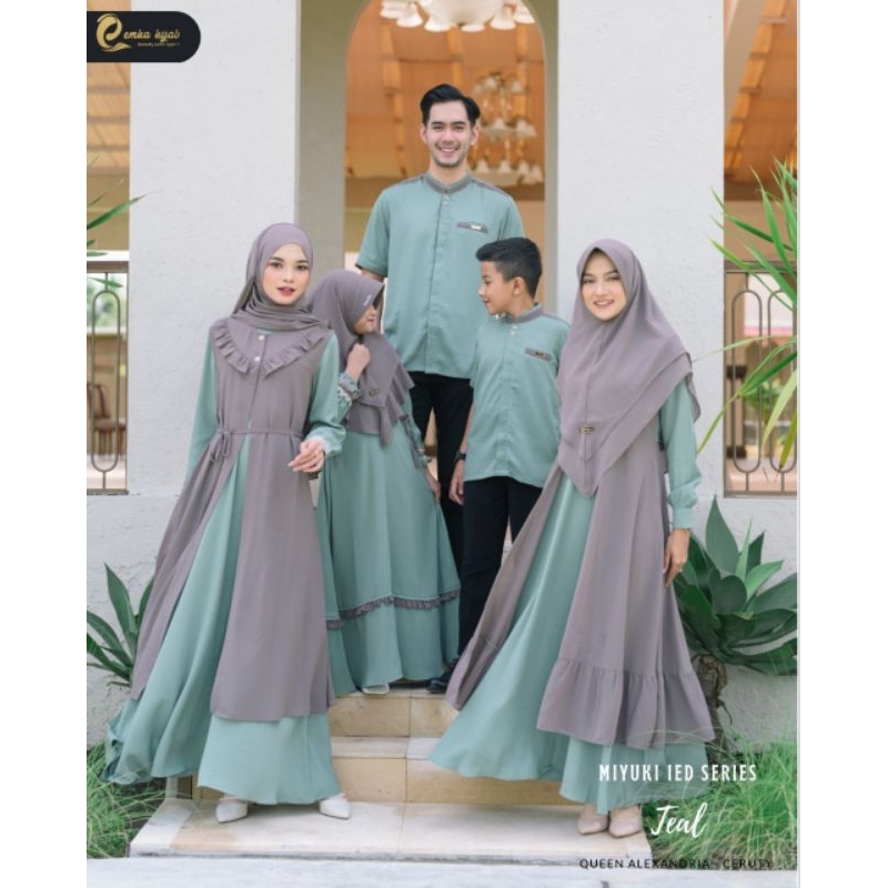 Dad panjang - Sarimbit Miyuki Emka hijab