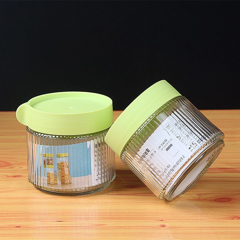 Toples Kaca Set Garis Vertikal