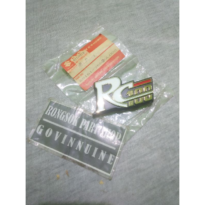 emblem logo sayap depan leksil legsil rc100 rc 100 ori nos asli sgp