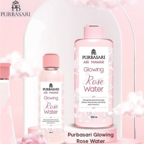 PURBASARI Glowing Rose Water Toner | AIR MAWAR