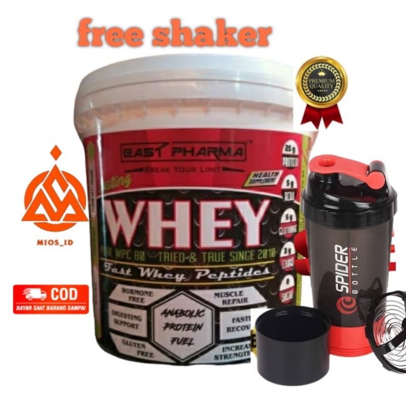 East Pharma Whey Protein Concentrate 5lbs Original