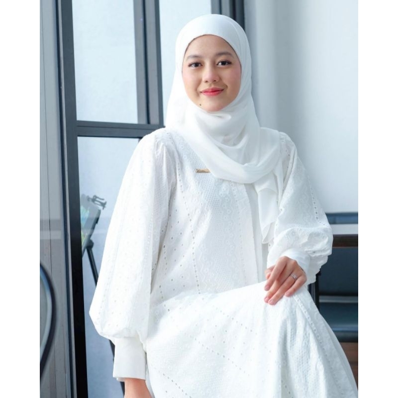 GAMIS PUTIH FENTA BY FENTA HOUSE