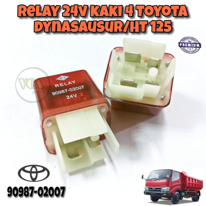 RELAY 24V KAKI 4 TOYOTA DYNASAUSUR/HT 125