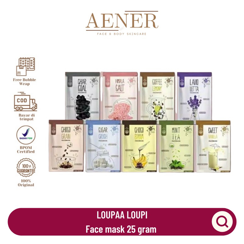 LOUPAA LOUPII ORGANICK MASK | ORGANIC MASK BY LOUPAA LOUPII | LOUPAA LOUPII WASH OF MASK | ORGANIC M