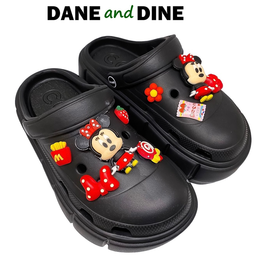 TERMURAH Wedges Wanita EVA 6cm PREMIUM MICKEY Dane and Dine W77