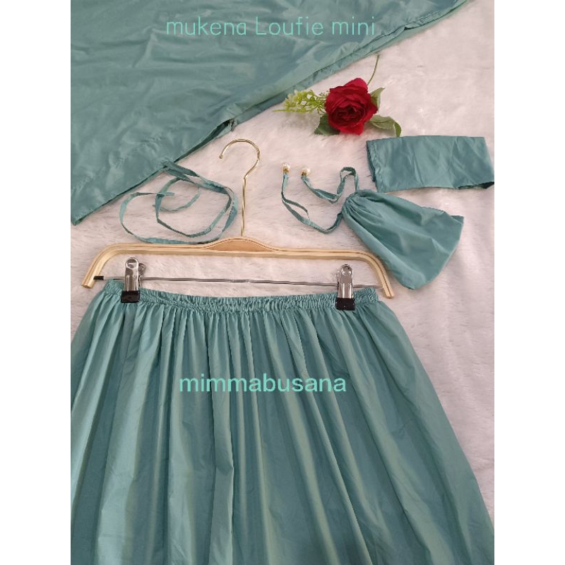 mimmabusana mukena mini mukena travel 2in1 loufie mini