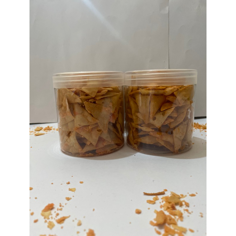 

keripik pangsit aneka rasa 500ml