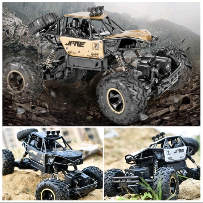 Mainan mobil remote RC ROCK CRAWLER SKALA 1.16 2,4GHz 4WD OFFROAD