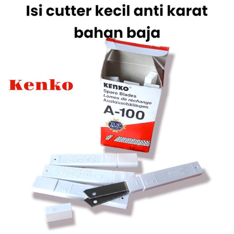 

Isi cutter Kenko A-100 1 pak /1tabung plastik kecil isi 5pcs