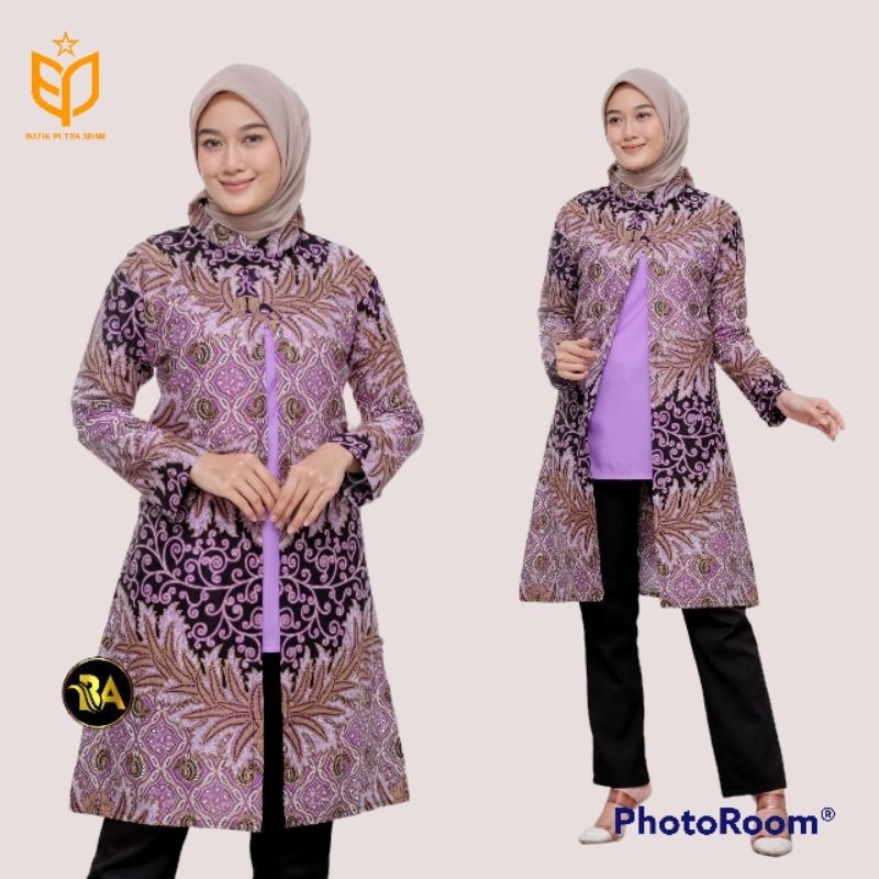 TUNIK BATIK// TUNIK BATIK TERBARU KEKINIAN//TUNIK BATIK MODERN//TUNIK BATIK JUMBO //ATASAN BATIK WAN