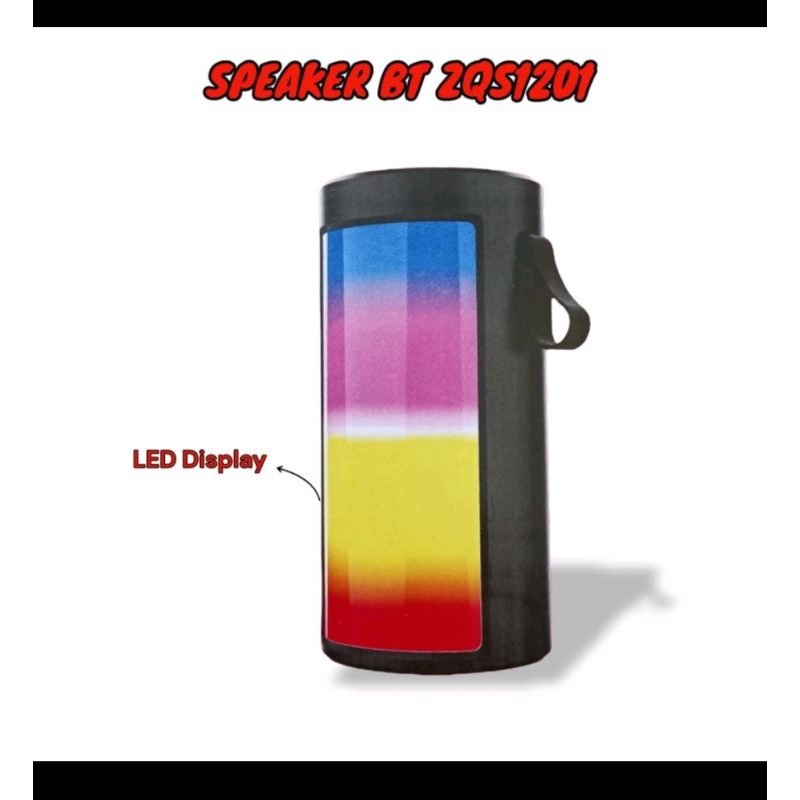 Speaker Bluetooth Wireless ZQS1201 Led
