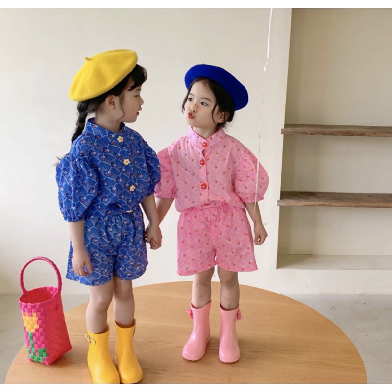 Setelan Anak Perempuan / Baju Setelan Batik Anak Perempuan / Atasan Dan Bawahan Anak Perempuan / HIG