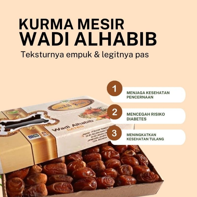 

KURMA KORMA MESIR WADI ALHABIB 1 KG DATES WADI ALHABIB DATES EGYPT