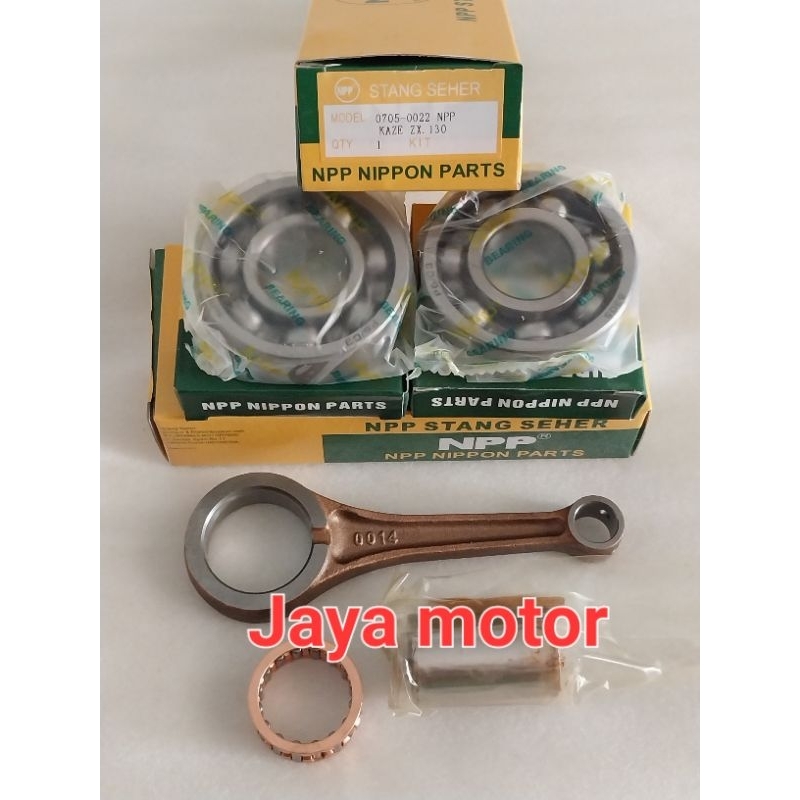 Stang seher Kawasaki Kaze ZX 130 pen 13 Plus bearing kruk as kanan kiri Npp