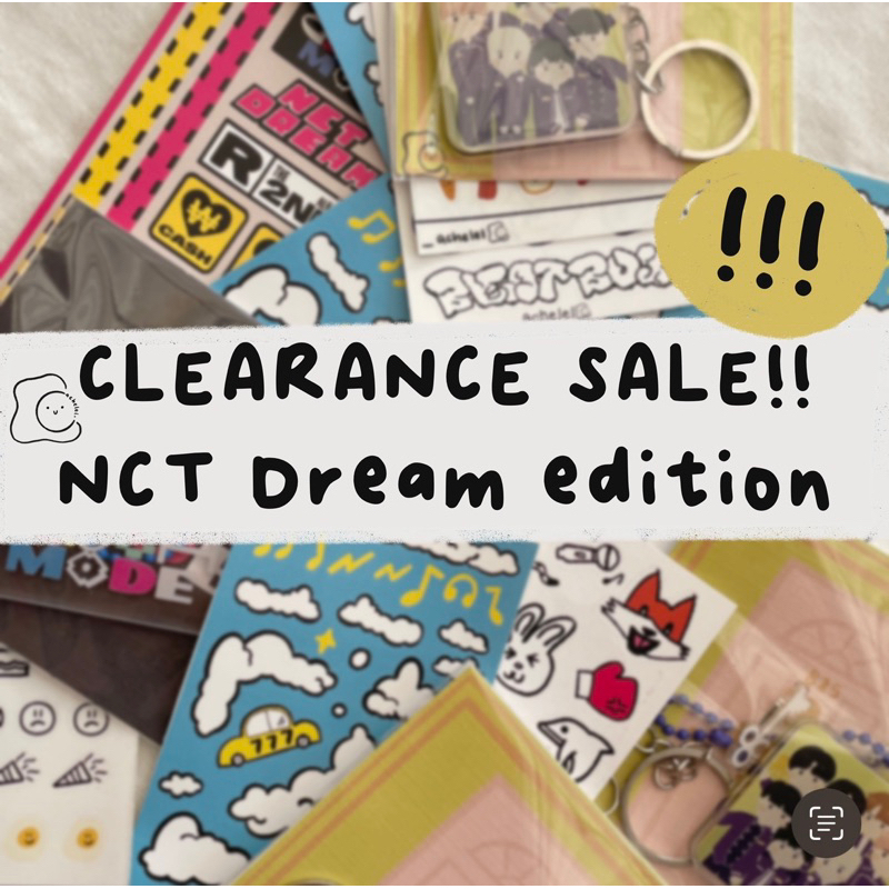 CLEARANCE SALE CUCI GUDANG sticker keychain NCT Dream Beatbox Glitch Mode season greeting