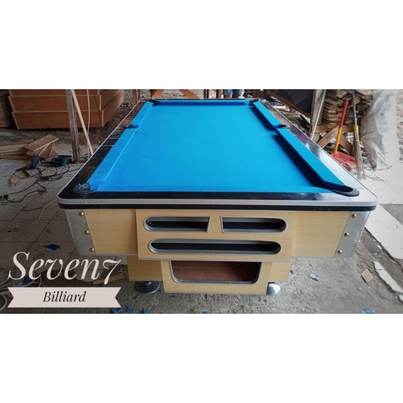 meja biliard 7 feet baru dan fullset