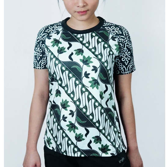 Trijee Running Jersey Batik Series Kartini Women - Black